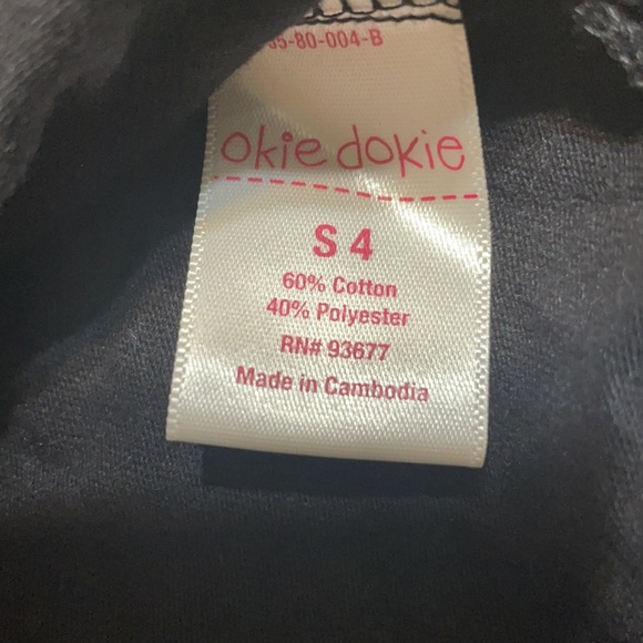 Okie Dokie Girls S 4 Short Sleeve Halloween T-Shirt - Picture 3 of 7